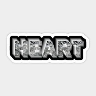 HEART (of Glass) #1 Sticker